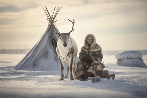 Эскимосы, живущие в экстремальных погодных условиях