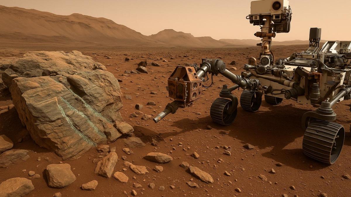 Марсоход Perseverance и минералы кратера Джезеро