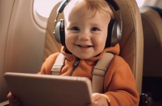 Выбор места в самолете определяет спокойствие родителей и ребёнка