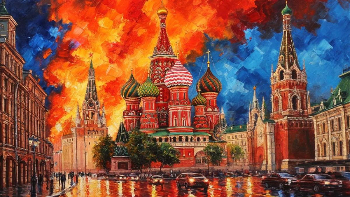 Москва горит