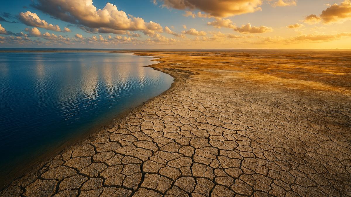 Иссохшее дно древнего озера