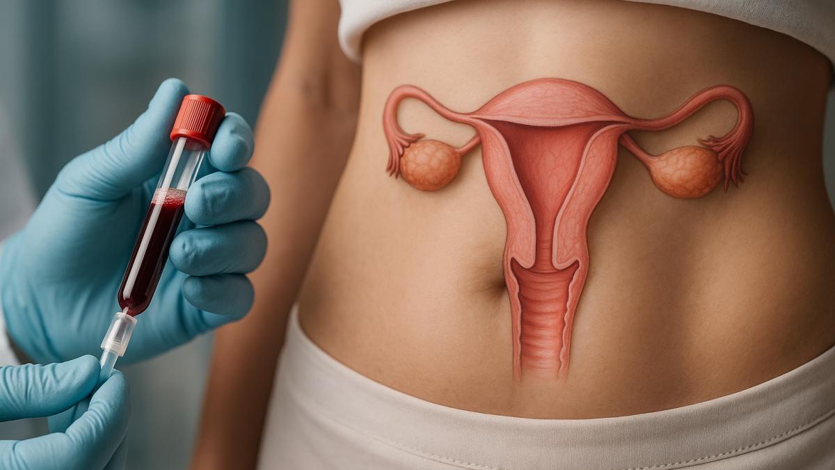 Реалистичное изображение диагностики рака яичников