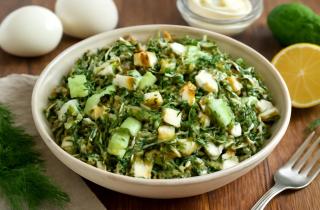 Забыли о калориях? Этот салат с морской капустой и яйцом — настоящий спаситель вашего рациона