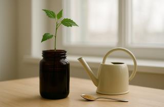 Мини-культуры сохраняют свежесть при выращивании в воде