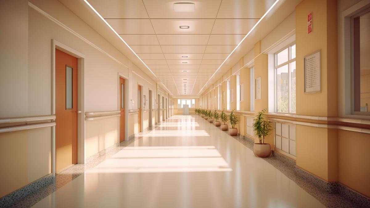 Школьный коридор