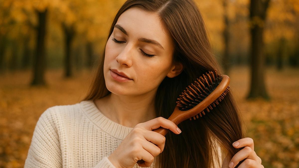 Аккуратное расчесывание волос осенью Аккуратное расчесывание волос осенью