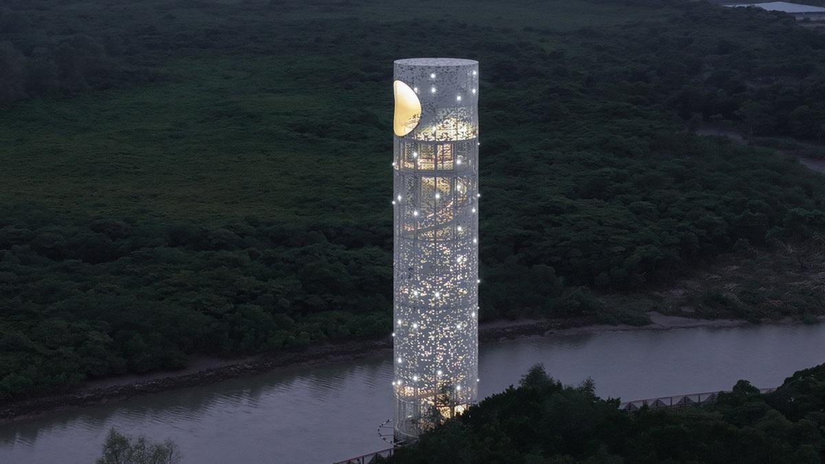 Лунная башня на острове Хайнань в Китае