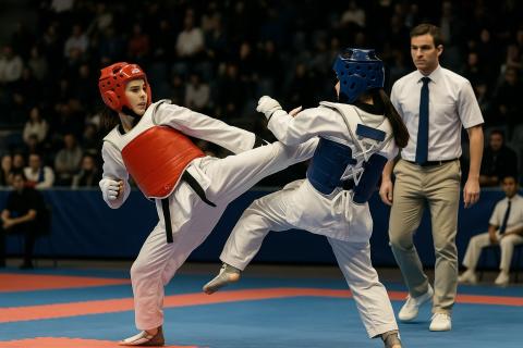 Поединок по тхэквондо