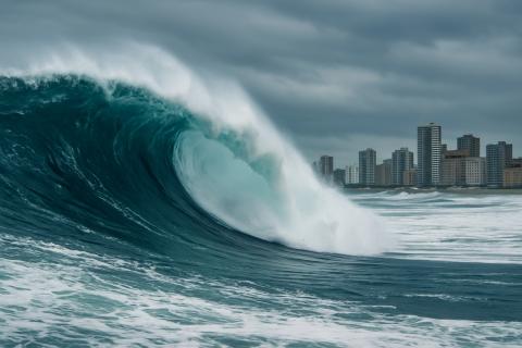 SWOT заснял движение цунами после землетрясения 8,8 балла