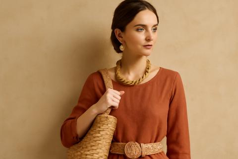 The Wardrobe Consultant: плетёные аксессуары стали межсезонным модным трендом 2024–2025