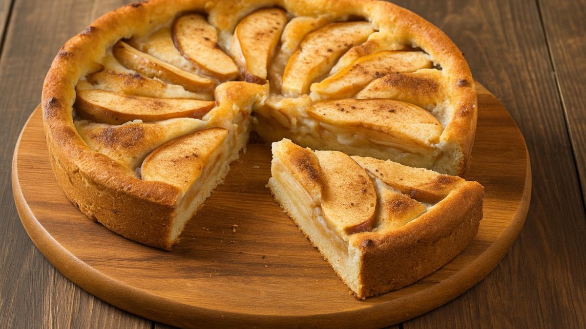 Пирог с яблоками и корицей Пирог с яблоками и корицей