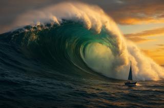 Мощность  океанских штормов измерили из космоса — Techno-Science.net