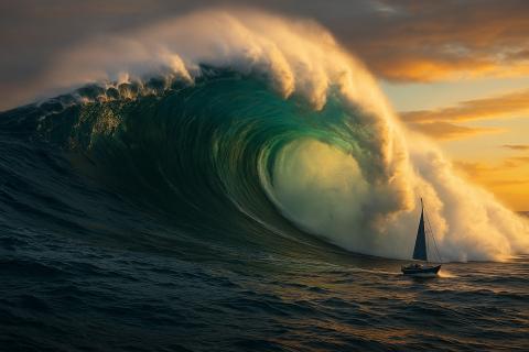 Мощность  океанских штормов измерили из космоса — Techno-Science.net