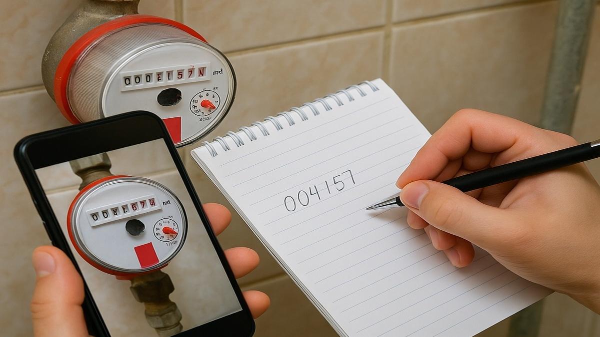 Снятие показаний счётчика