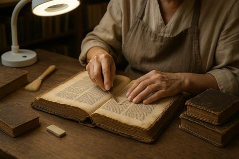 Реставраторы советуют хранить старые книги в коробках из бескислотного картона