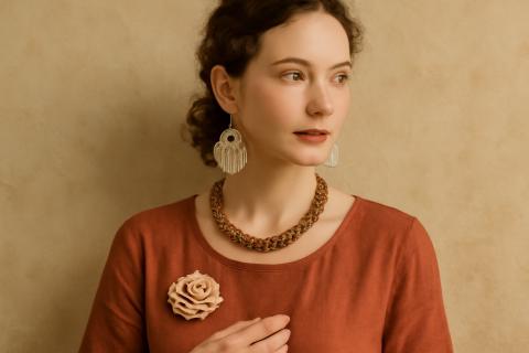 Hand-made украшения из натуральных материалов вошли в число модных акцентов сезона
