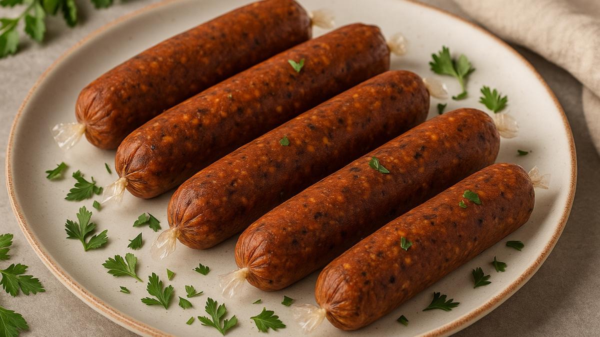 Сосиски из фасоли и овсянки Сосиски из фасоли и овсянки