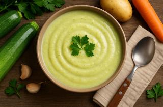 Суп-пюре из кабачков с овощами: пошаговые рецепты со сливками или шпинатом