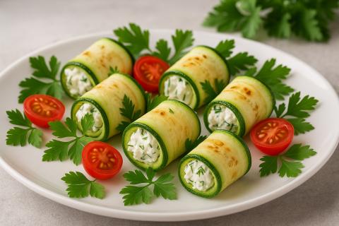 Шеф-повара: кабачковые рулетики с сыром стали популярной летней закуской