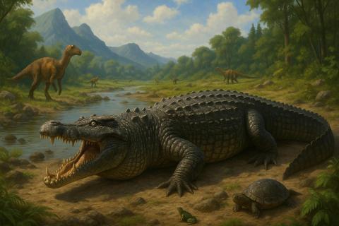 В Австралии нашли яйца древнего крокодила, умевшего лазать по деревьям