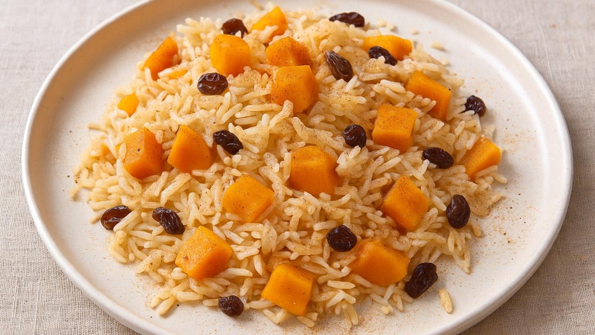 Рис с тыквой и изюмом Рис с тыквой и изюмом