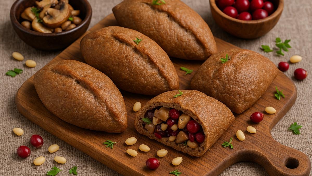 Ржаные пирожки с таёжной начинкой