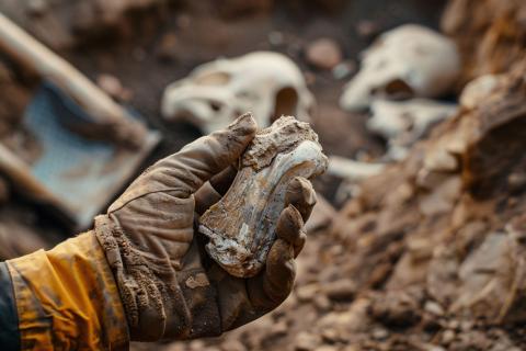 В Пряжинском районе Карелии нашли останки красноармейца и его обмундирование — КРОФ 