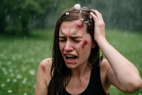 Врачи советуют применять кремы с алоэ вера для ускорения заживления кожу после града