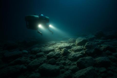 Бременский университет: микробную жизнь нашли в синем иле у Марианской впадины