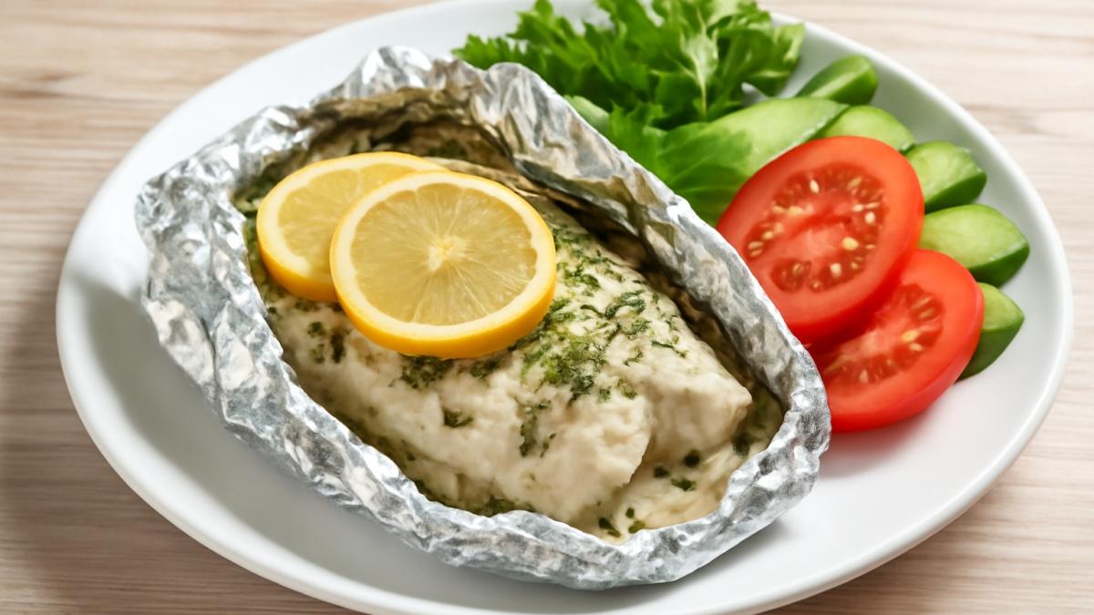 Судак в фольге с травами Судак в фольге с травами