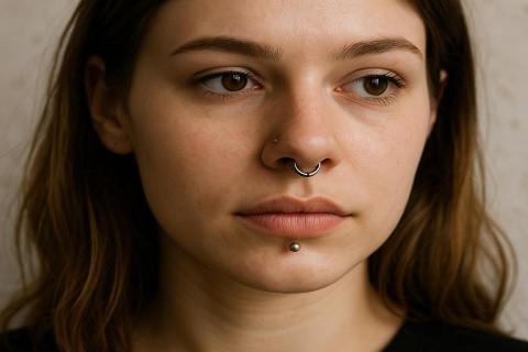 Дерматолог Арина Чанова назвала самые опасные зоны для пирсинга у подростков