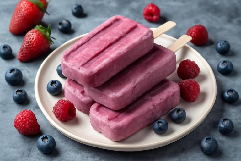 Смузи-мороженое из ягод и йогурта