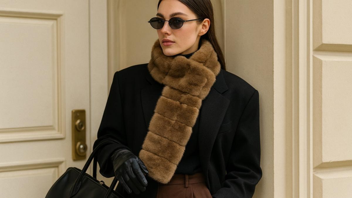 Зимний элегантный образ