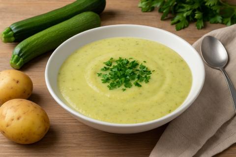 Терапевты: суп-пюре из кабачков и картофеля укрепляет иммунитет за счёт витаминов A и C