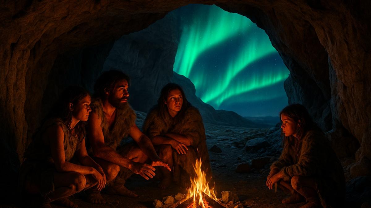 Пещера и сияние