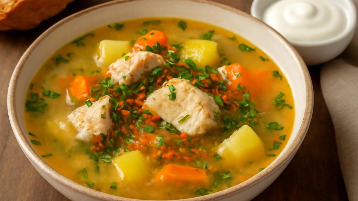 Рыбный суп с сушёной икрой по-ульчийски Рыбный суп с сушёной икрой по-ульчийски