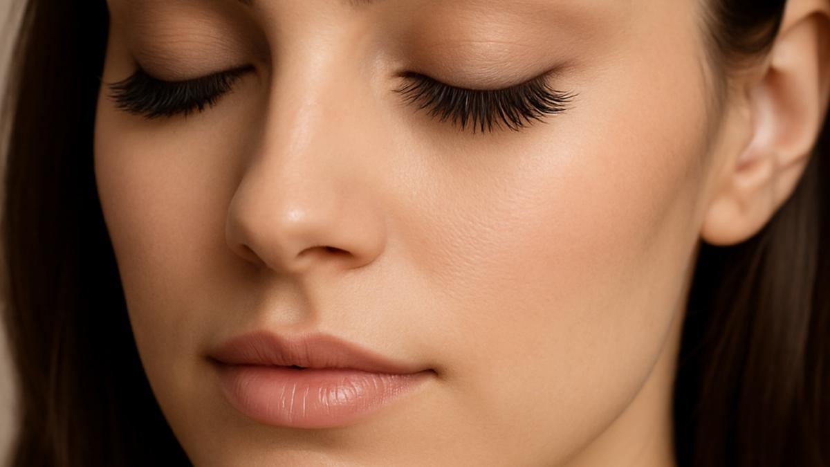 Девушка с густыми ресницами