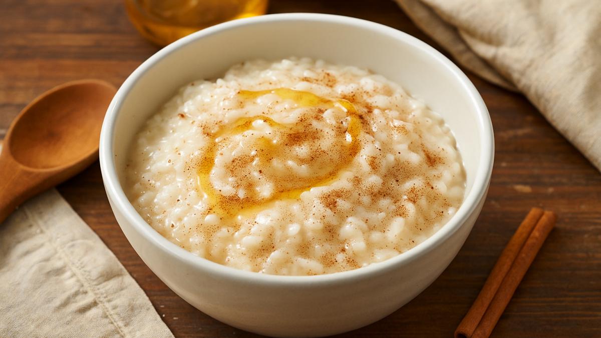 Рисовая каша с мёдом и корицей Рисовая каша с мёдом и корицей