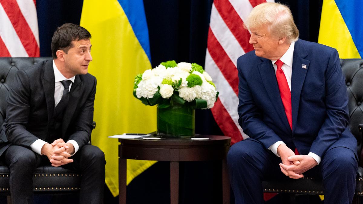 Владимир Зеленский и Дональд Трамп Владимир Зеленский и Дональд Трамп
