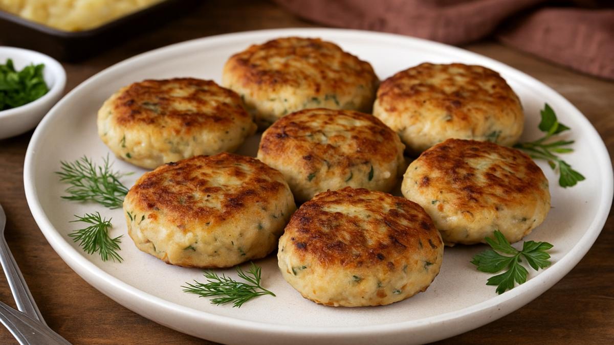 Котлеты из камбалы с картофелем Котлеты из камбалы с картофелем
