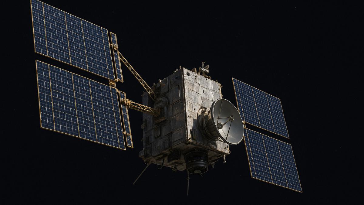 Спутник на орбите