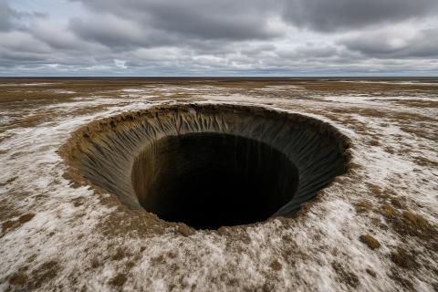 Геологи из Осло объяснили, как климат и метан создают загадочные кратеры в Сибири
