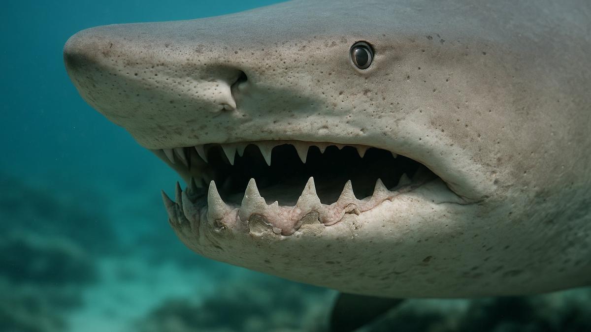 Зубы акулы в кислой воде