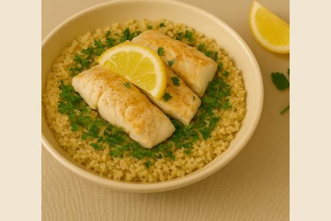 Фуд-блогеры показали, как приготовить киноа с рыбой и лимоном дома