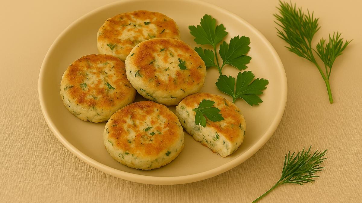 Котлеты из муксуна с луком и зеленью