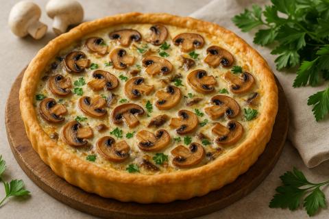Кулинары: пирог с грибами и сметаной универсален для любого сезона