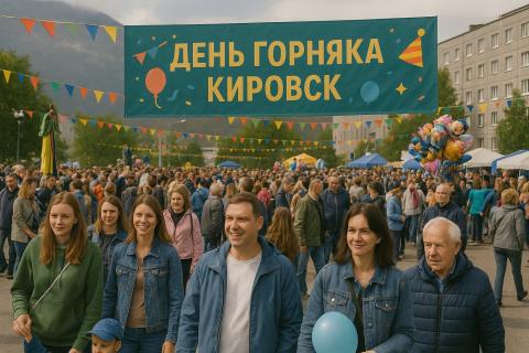 В Кировске отпраздновали День горняка при поддержке компании ФосАгро