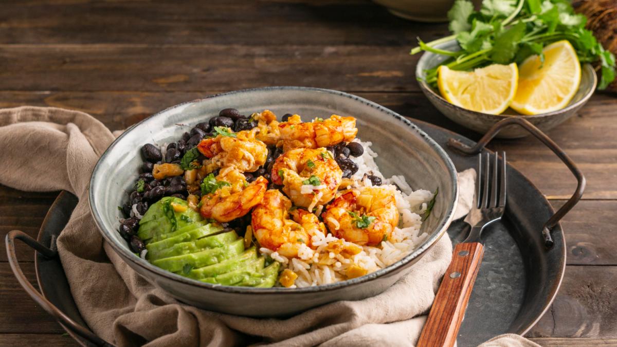 Боул с морепродуктами