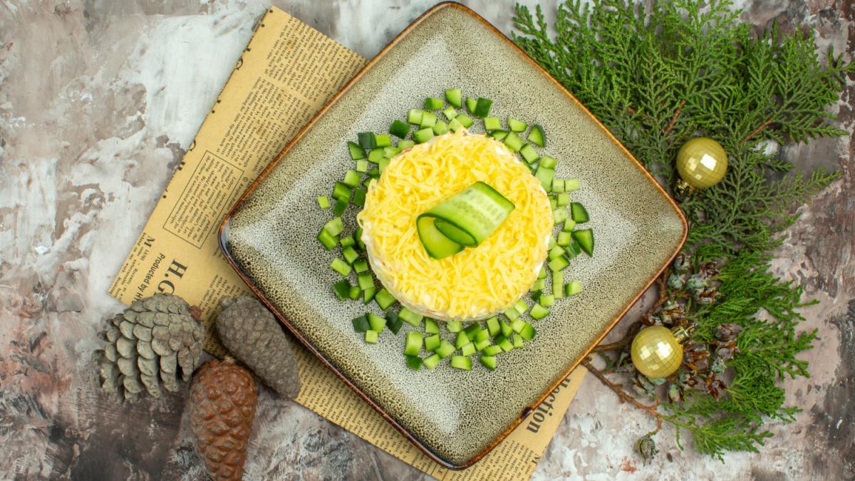 Слоёный салат