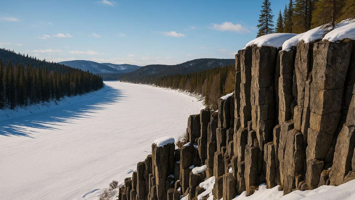 замерзшая река